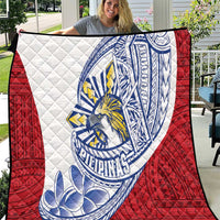 Philippines Eagle Sun Quilt Filipino Agila Polynesian Tattoo Flag Color LT14 Red - Polynesian Pride