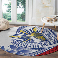 Philippines Eagle Sun Round Carpet Filipino Agila Polynesian Tattoo Flag Color LT14 - Polynesian Pride