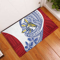 Philippines Eagle Sun Rubber Doormat Filipino Agila Polynesian Tattoo Flag Color