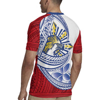 Philippines Eagle Sun Rugby Jersey Filipino Agila Polynesian Tattoo Flag Color LT14 - Polynesian Pride