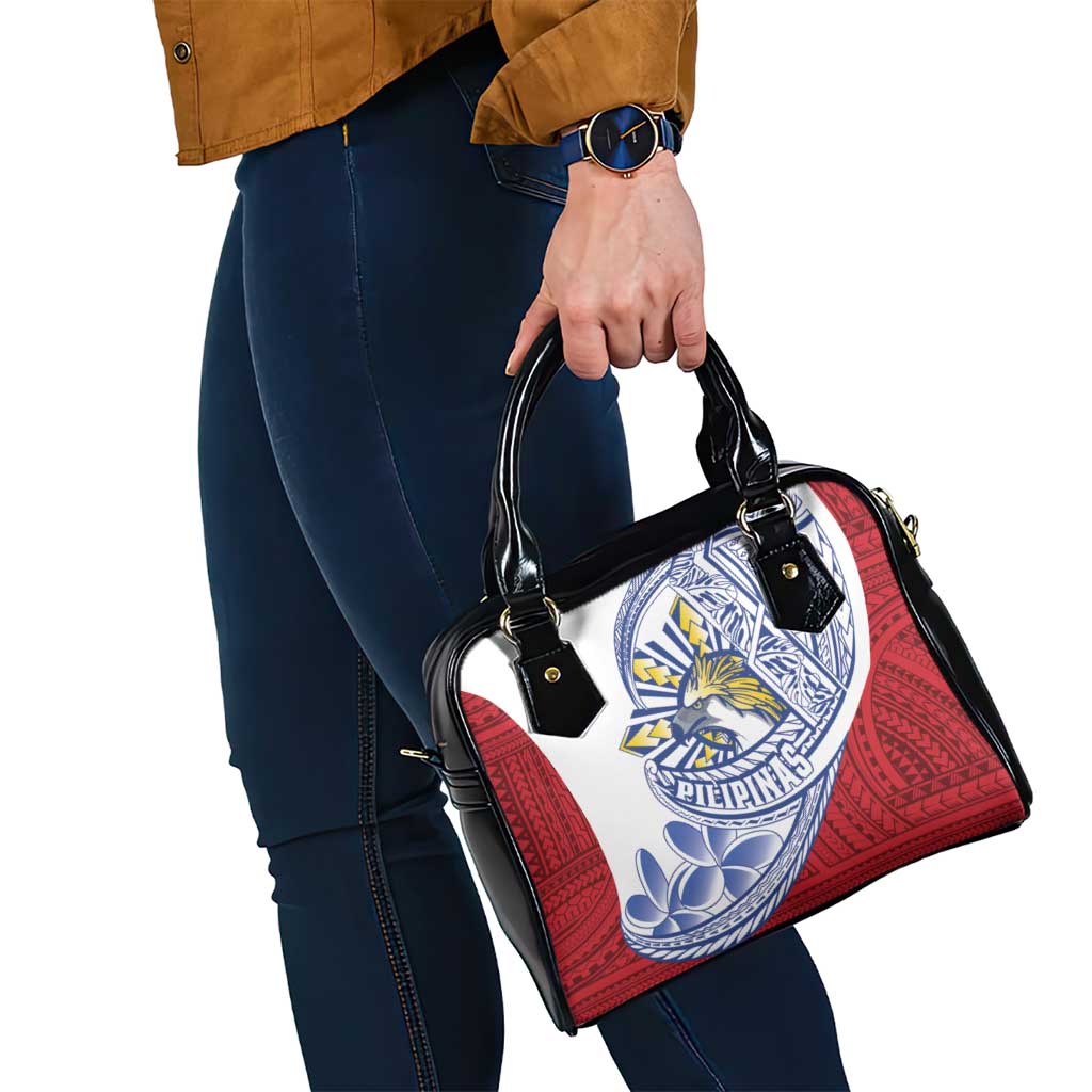Philippines Eagle Sun Shoulder Handbag Filipino Agila Polynesian Tattoo Flag Color