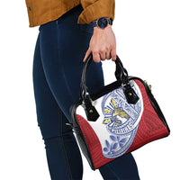 Philippines Eagle Sun Shoulder Handbag Filipino Agila Polynesian Tattoo Flag Color