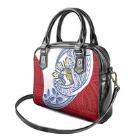 Philippines Eagle Sun Shoulder Handbag Filipino Agila Polynesian Tattoo Flag Color