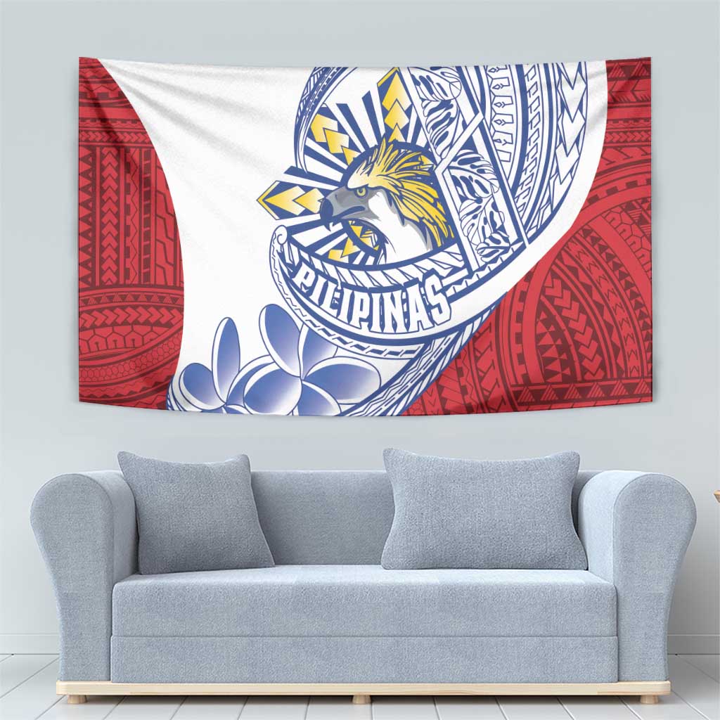 Philippines Eagle Sun Tapestry Filipino Agila Polynesian Tattoo Flag Color