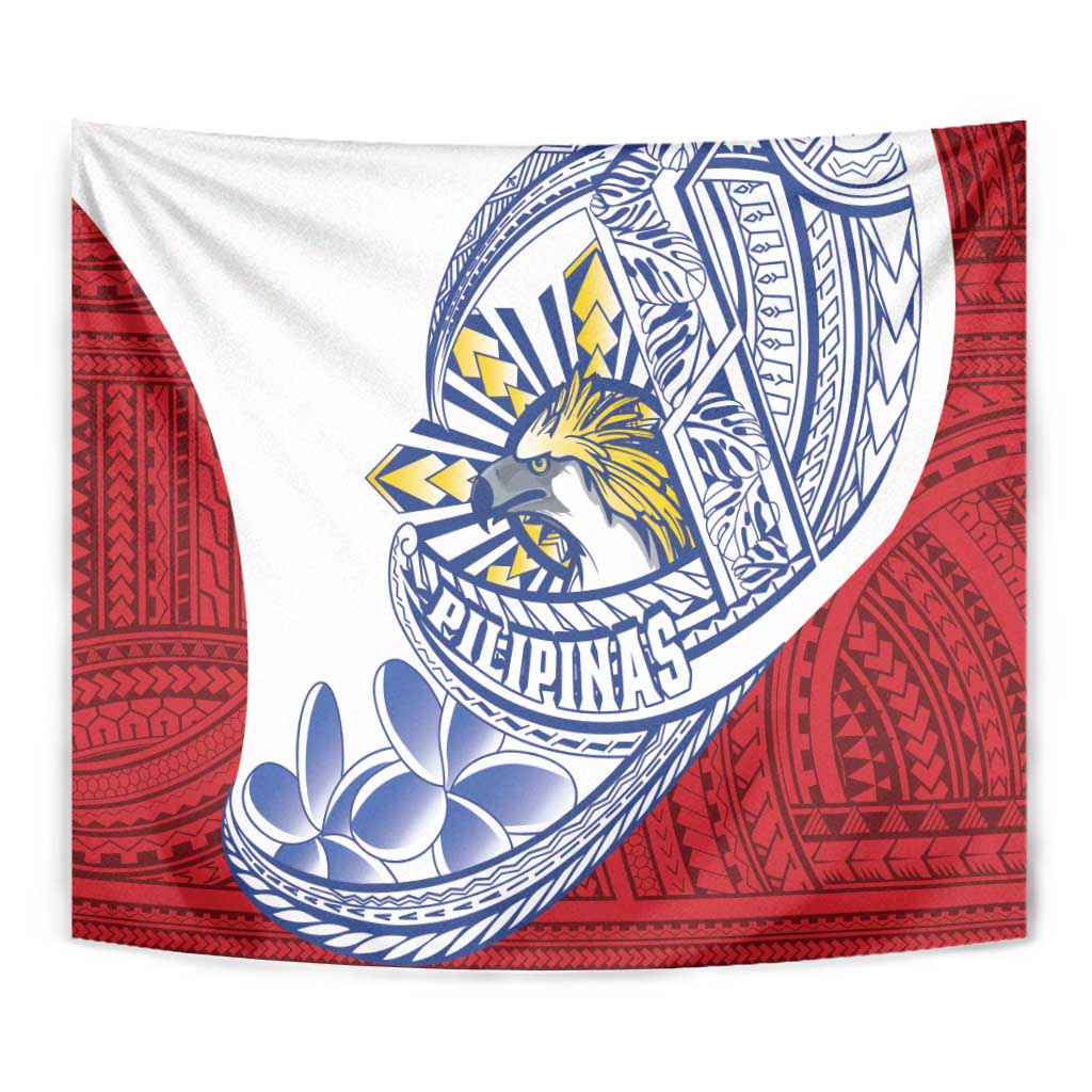 Philippines Eagle Sun Tapestry Filipino Agila Polynesian Tattoo Flag Color