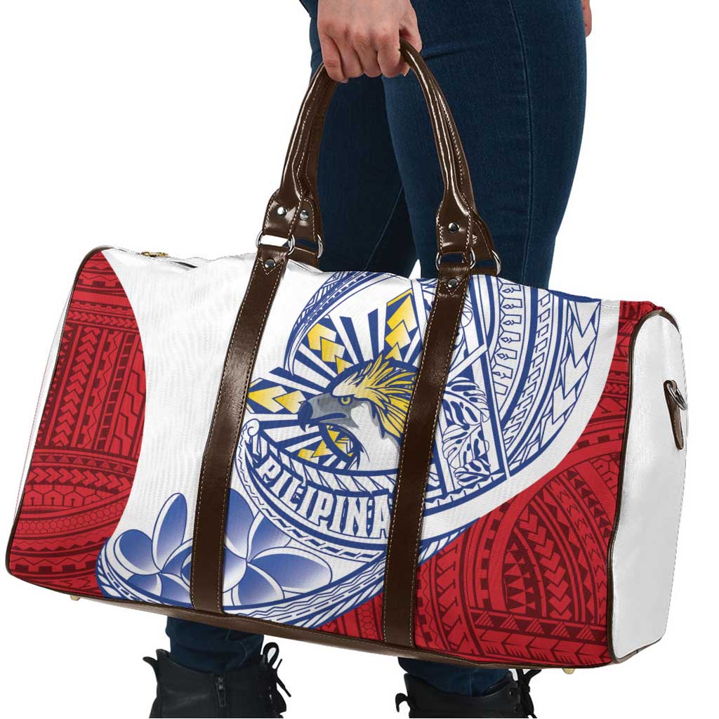 Philippines Eagle Sun Travel Bag Filipino Agila Polynesian Tattoo Flag Color LT14 - Polynesian Pride