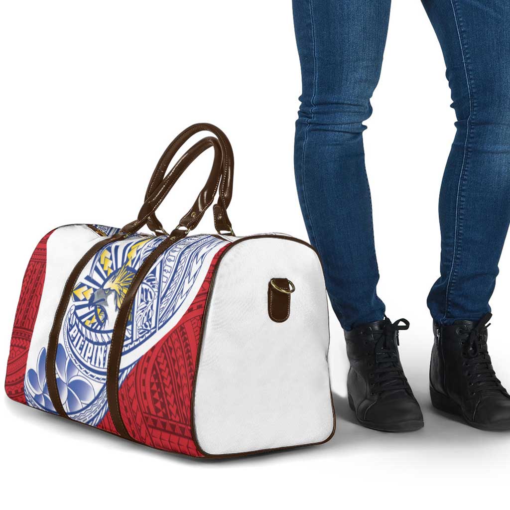 Philippines Eagle Sun Travel Bag Filipino Agila Polynesian Tattoo Flag Color LT14 - Polynesian Pride