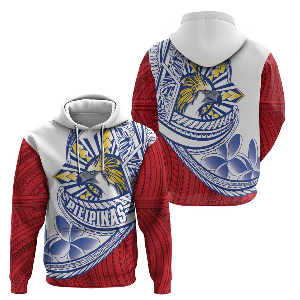 Philippines Eagle Sun Zip Hoodie Filipino Agila Polynesian Tattoo Flag Color LT14 - Polynesian Pride