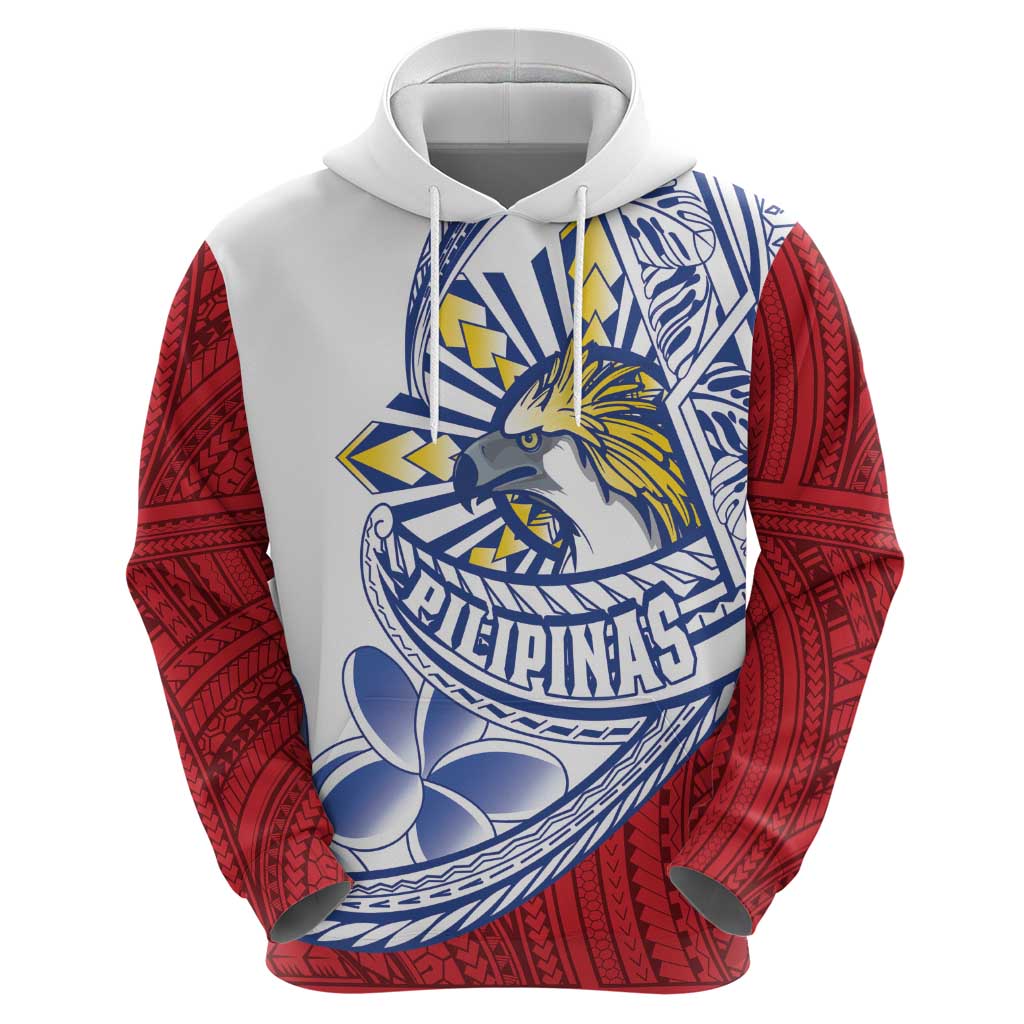 Philippines Eagle Sun Zip Hoodie Filipino Agila Polynesian Tattoo Flag Color LT14 - Polynesian Pride