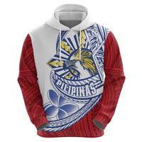 Philippines Eagle Sun Zip Hoodie Filipino Agila Polynesian Tattoo Flag Color LT14 - Polynesian Pride