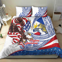 Filipino American History Month Bedding Set Philippines Agila USA Eagle Mix Flag LT14 - Polynesian Pride