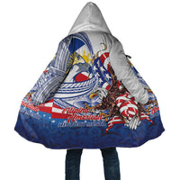 Filipino American History Month Cloak Philippines Agila USA Eagle Mix Flag