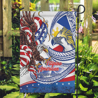 Filipino American History Month Garden Flag Philippines Agila USA Eagle Mix Flag
