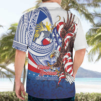 Filipino American History Month Hawaiian Shirt Philippines Agila USA Eagle Mix Flag LT14 - Polynesian Pride