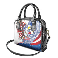 Filipino American History Month Shoulder Handbag Philippines Agila USA Eagle Mix Flag LT14 - Polynesian Pride