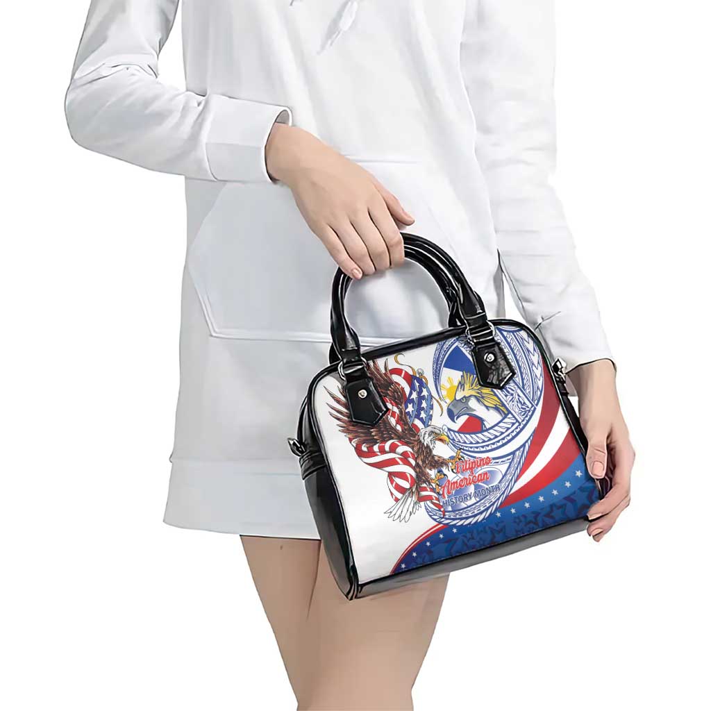 Filipino American History Month Shoulder Handbag Philippines Agila USA Eagle Mix Flag LT14 - Polynesian Pride