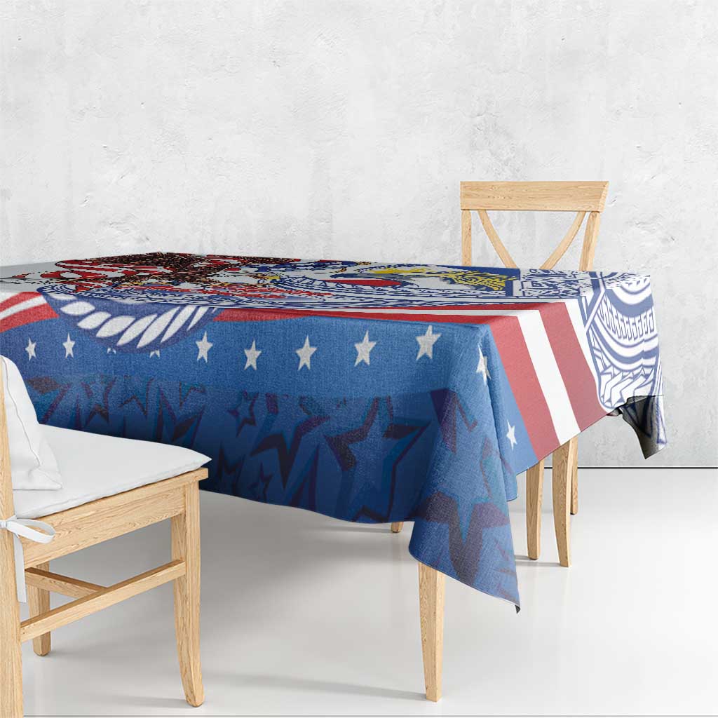 Filipino American History Month Tablecloth Philippines Agila USA Eagle Mix Flag LT14 - Polynesian Pride
