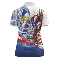 Filipino American History Month Women Polo Shirt Philippines Agila USA Eagle Mix Flag LT14 - Polynesian Pride