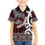 Personalised Aotearoa Bulldog Kid Hawaiian Shirt New Zealand Maori Taniko Art