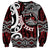 Personalised Aotearoa Bulldog Sweatshirt New Zealand Maori Taniko Art