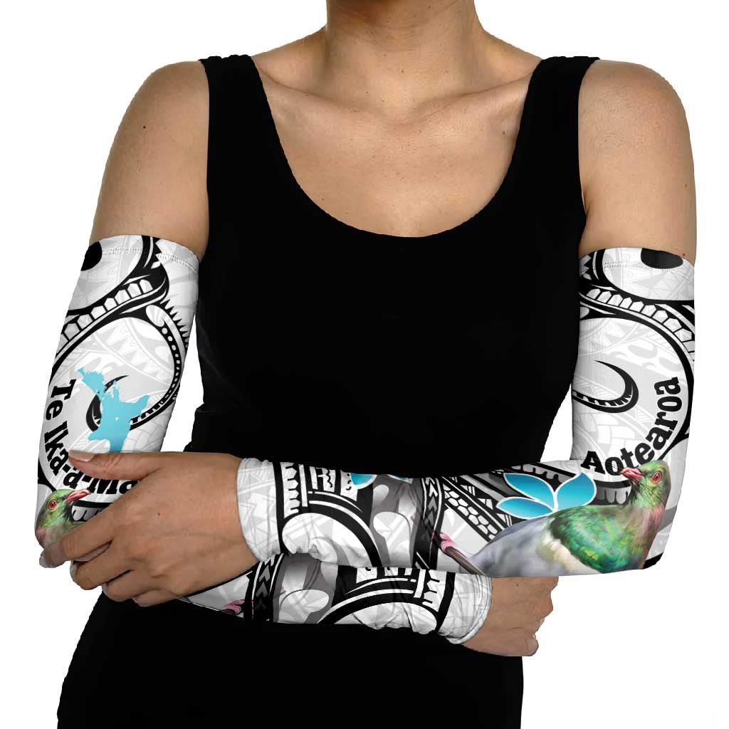Aotearoa Te Ika-a-Maui Arm Sleeves South Island Kekeru Maori Koru - Polynesian Pride