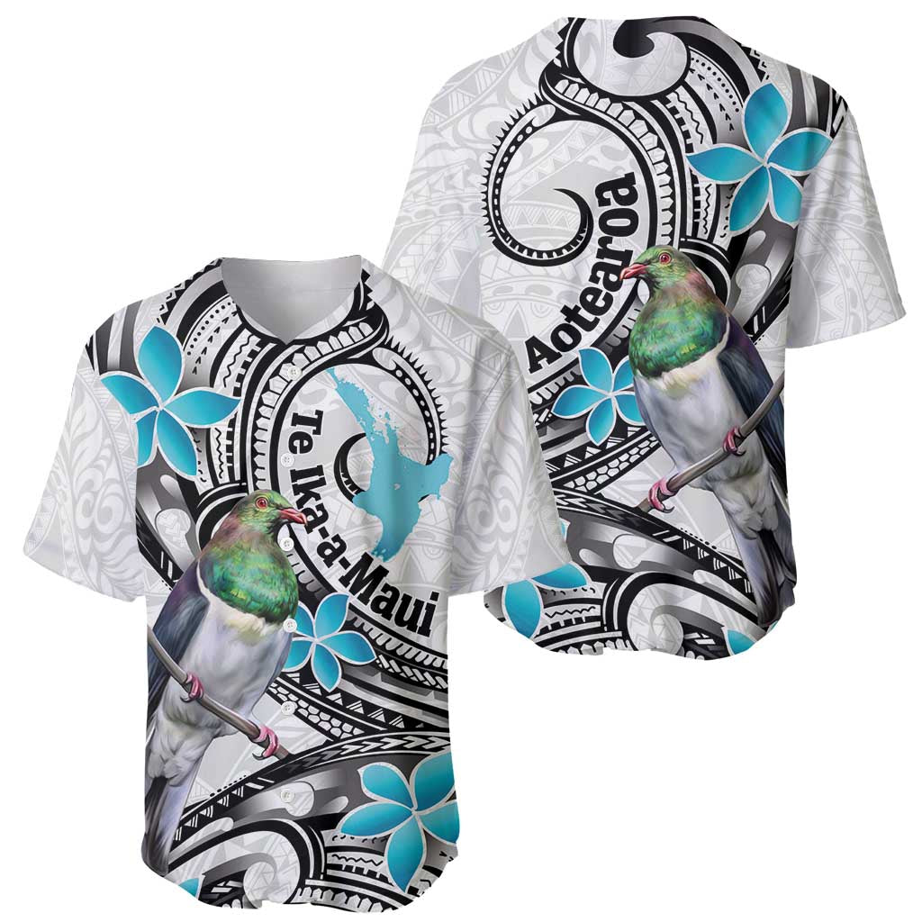 Aotearoa Te Ika-a-Maui Baseball Jersey South Island Kekeru Maori Koru LT14 - Polynesian Pride