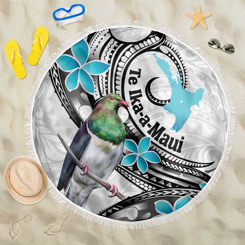 Aotearoa Te Ika-a-Maui Beach Blanket South Island Kekeru Maori Koru