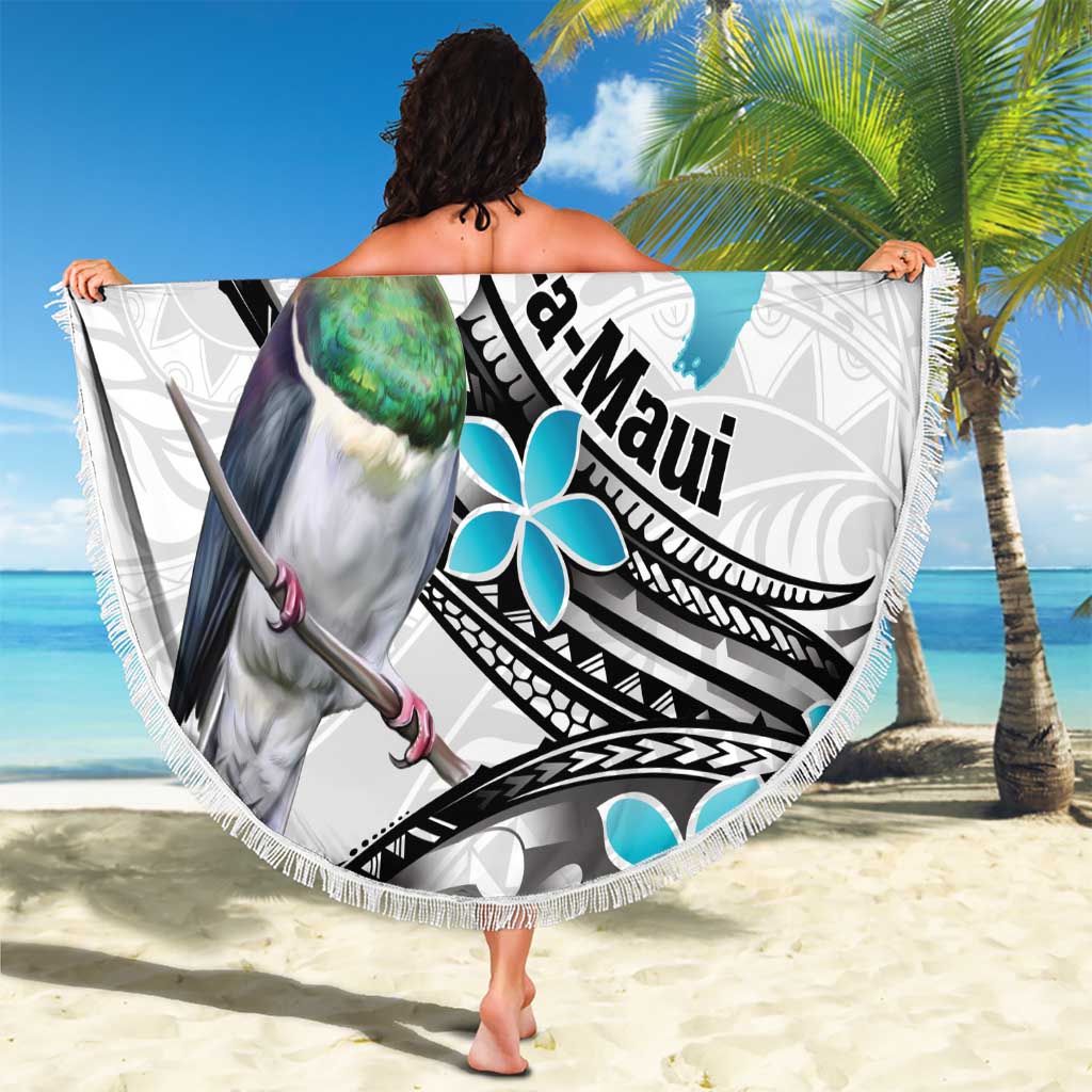 Aotearoa Te Ika-a-Maui Beach Blanket South Island Kekeru Maori Koru