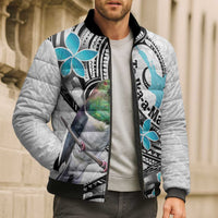 Aotearoa Te Ika-a-Maui Bomber Puffer Jacket South Island Kekeru Maori Koru - Polynesian Pride