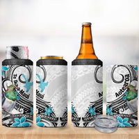 Aotearoa Te Ika-a-Maui 4 in 1 Can Cooler Tumbler South Island Kekeru Maori Koru LT14 - Polynesian Pride