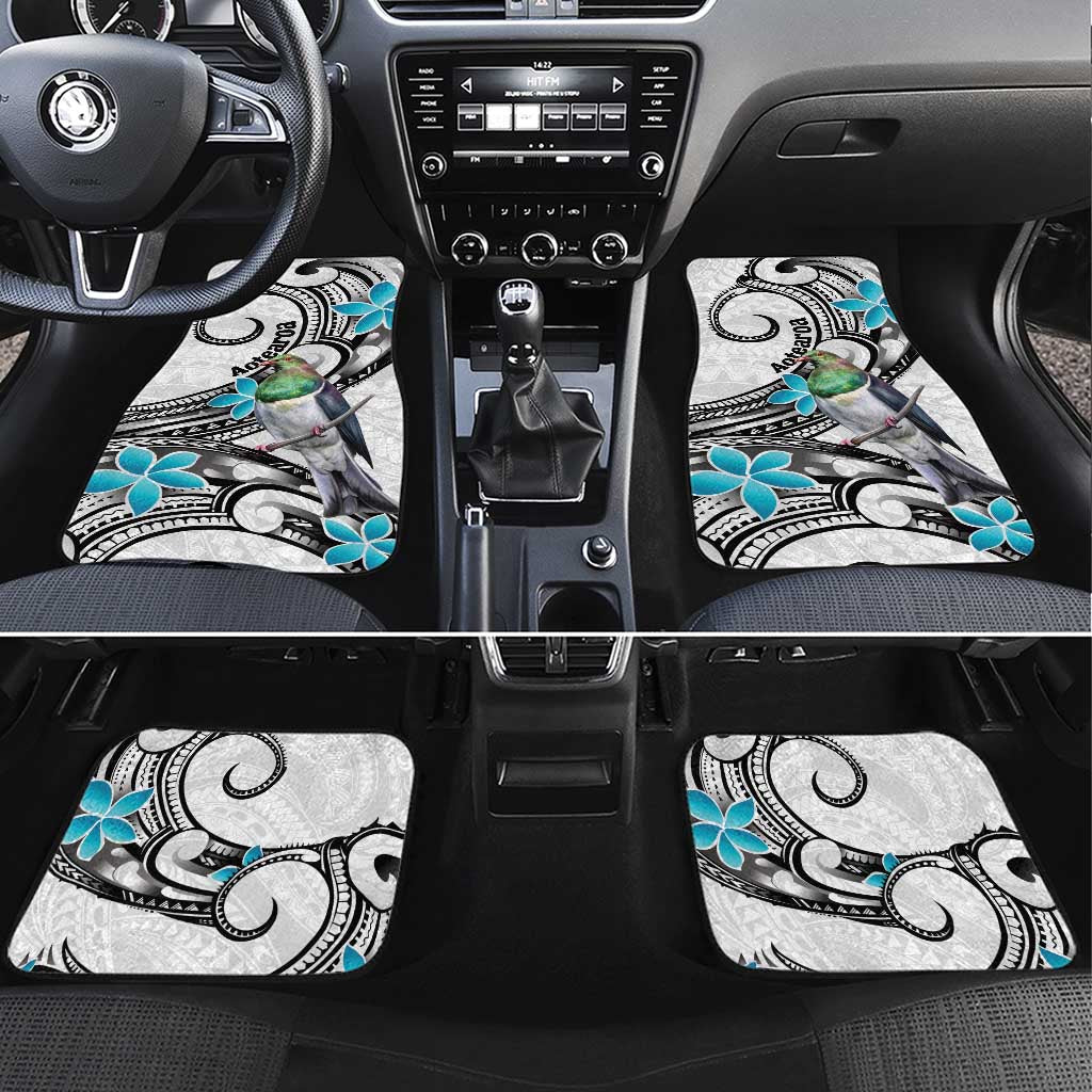 Aotearoa Te Ika-a-Maui Car Mats South Island Kekeru Maori Koru