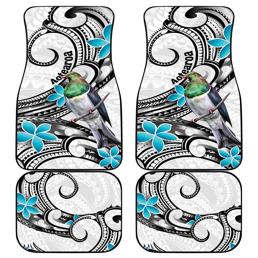 Aotearoa Te Ika-a-Maui Car Mats South Island Kekeru Maori Koru