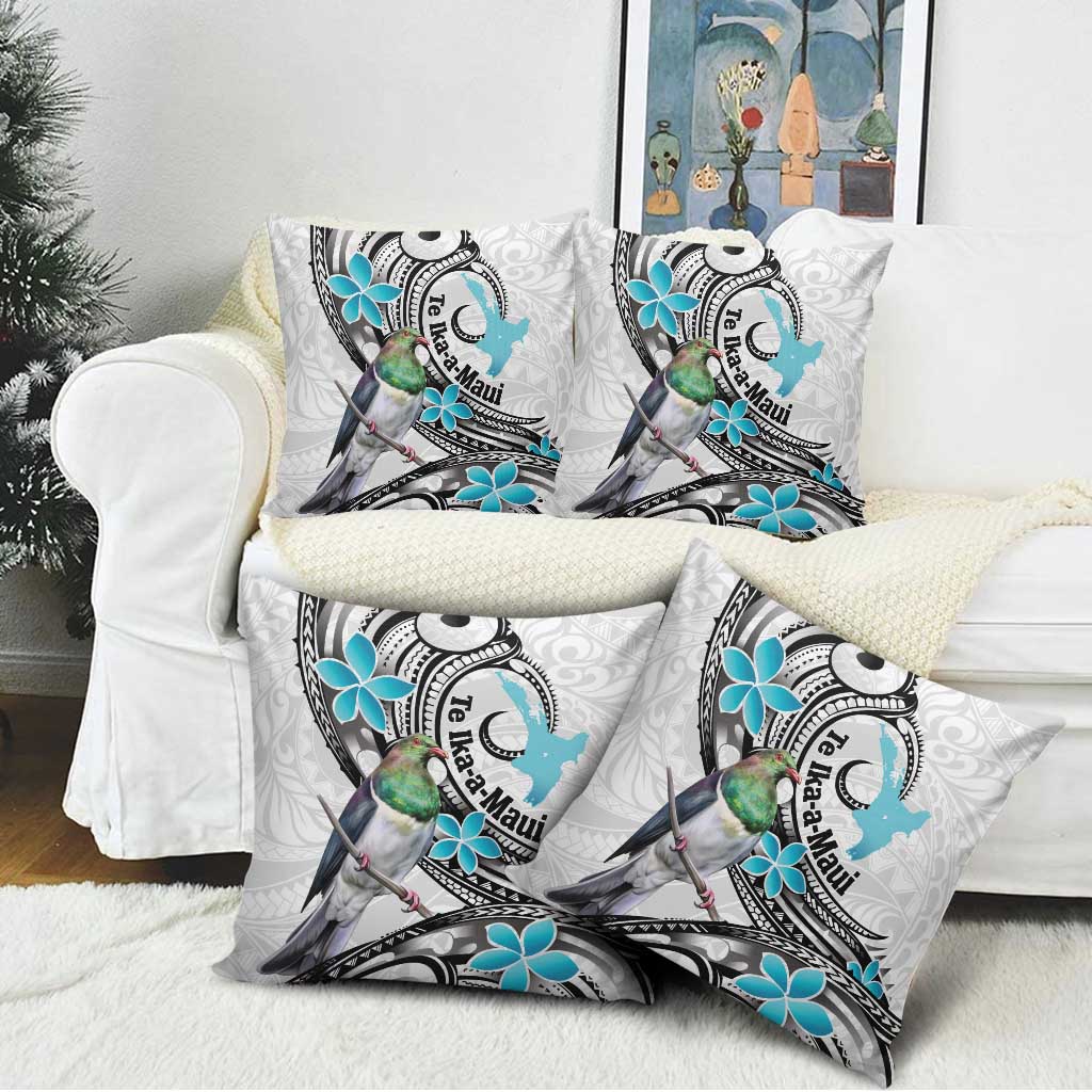Aotearoa Te Ika-a-Maui Pillow Cover South Island Kekeru Maori Koru LT14 - Polynesian Pride