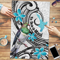 Aotearoa Te Ika-a-Maui Puzzle South Island Kekeru Maori Koru - Polynesian Pride