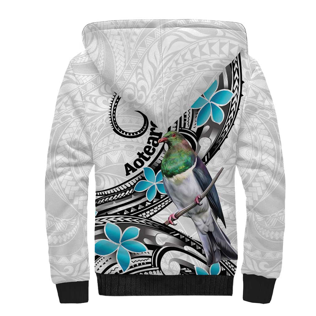Aotearoa Te Ika-a-Maui Sherpa Hoodie South Island Kekeru Maori Koru