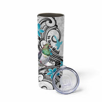 Aotearoa Te Ika-a-Maui Skinny Tumbler South Island Kekeru Maori Koru LT14 - Polynesian Pride