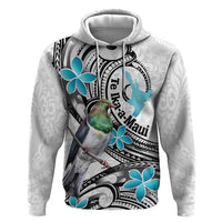 Aotearoa Te Ika-a-Maui Zip Hoodie South Island Kekeru Maori Koru