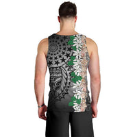 Cook Islands Tiare Maori With Conch Shell Men Tank Top Pasifika Fest Polynesian Tattoo Black LT14 - Polynesian Pride