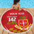 Personalised Kolisi Tonga College Atele Beach Blanket Mate Maa Tonga 142 Years Anniversary