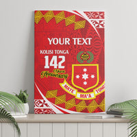 Personalised Kolisi Tonga College Atele Canvas Wall Art Mate Maa Tonga 142 Years Anniversary