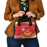 Personalised Kolisi Tonga College Atele Shoulder Handbag Mate Maa Tonga 142 Years Anniversary