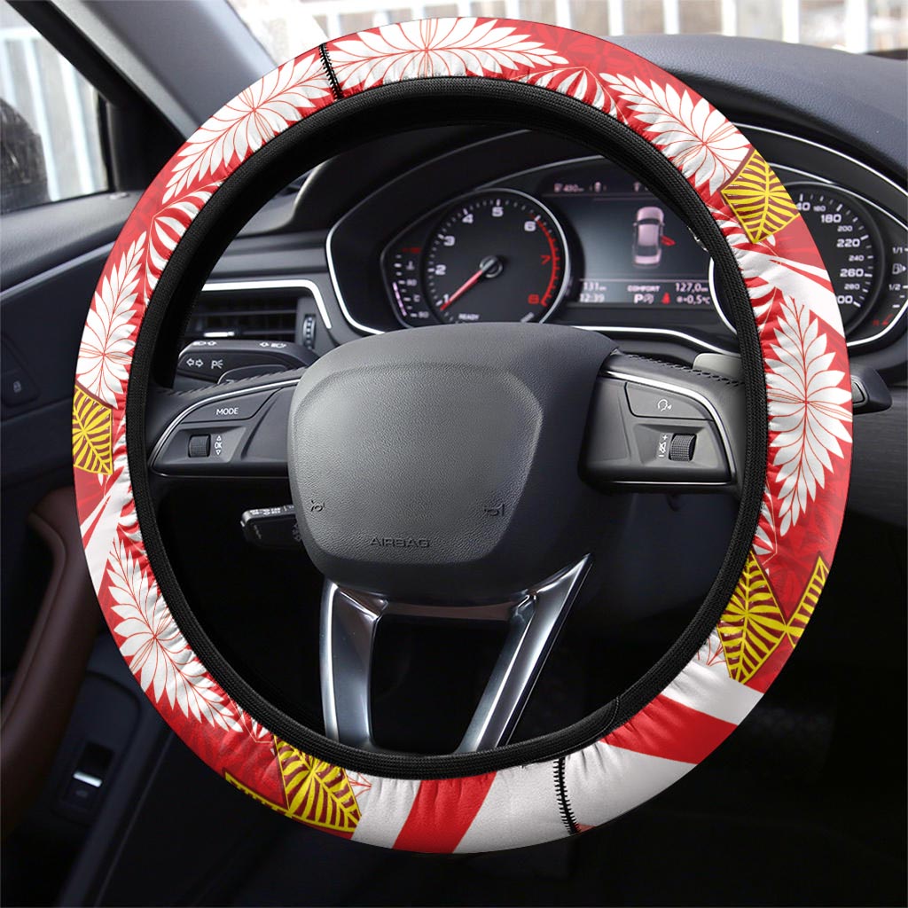 Kolisi Tonga College Atele Steering Wheel Cover Mate Maa Tonga 142 Years Anniversary