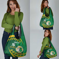 Personalised Tonga Liahona-Saineha High School Grocery Bag Happy 76 Years Anniversary