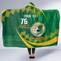 Personalised Tonga Liahona-Saineha High School Hooded Blanket Happy 76 Years Anniversary