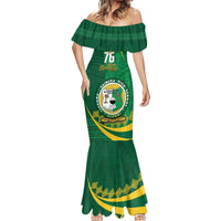Personalised Tonga Liahona-Saineha High School Mermaid Dress Happy 76 Years Anniversary
