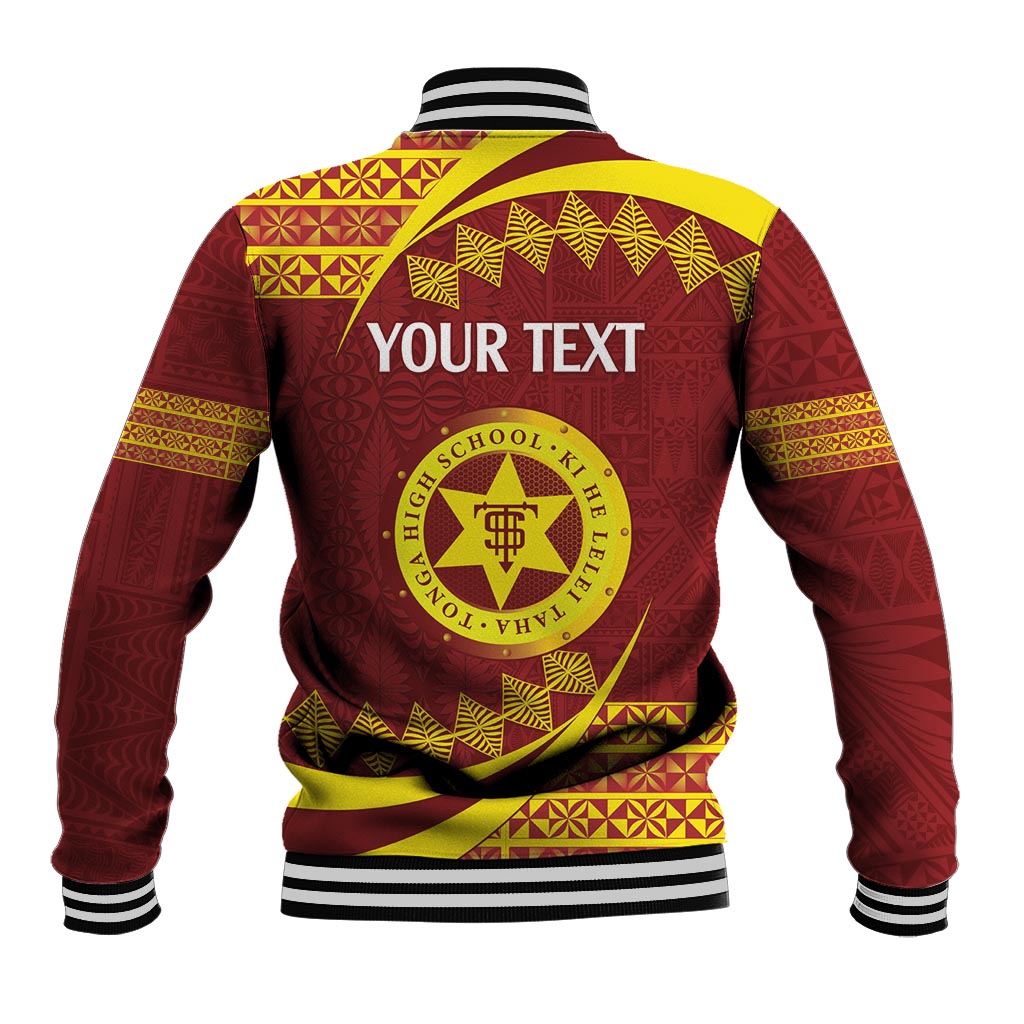Personalised Tonga High School Baseball Jacket Happy 77 Years Anniversary