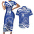 Personalised Tonga Tupou College Toloa Couples Matching Short Sleeve Bodycon Dress and Hawaiian Shirt Happy 158 Years Anniversary