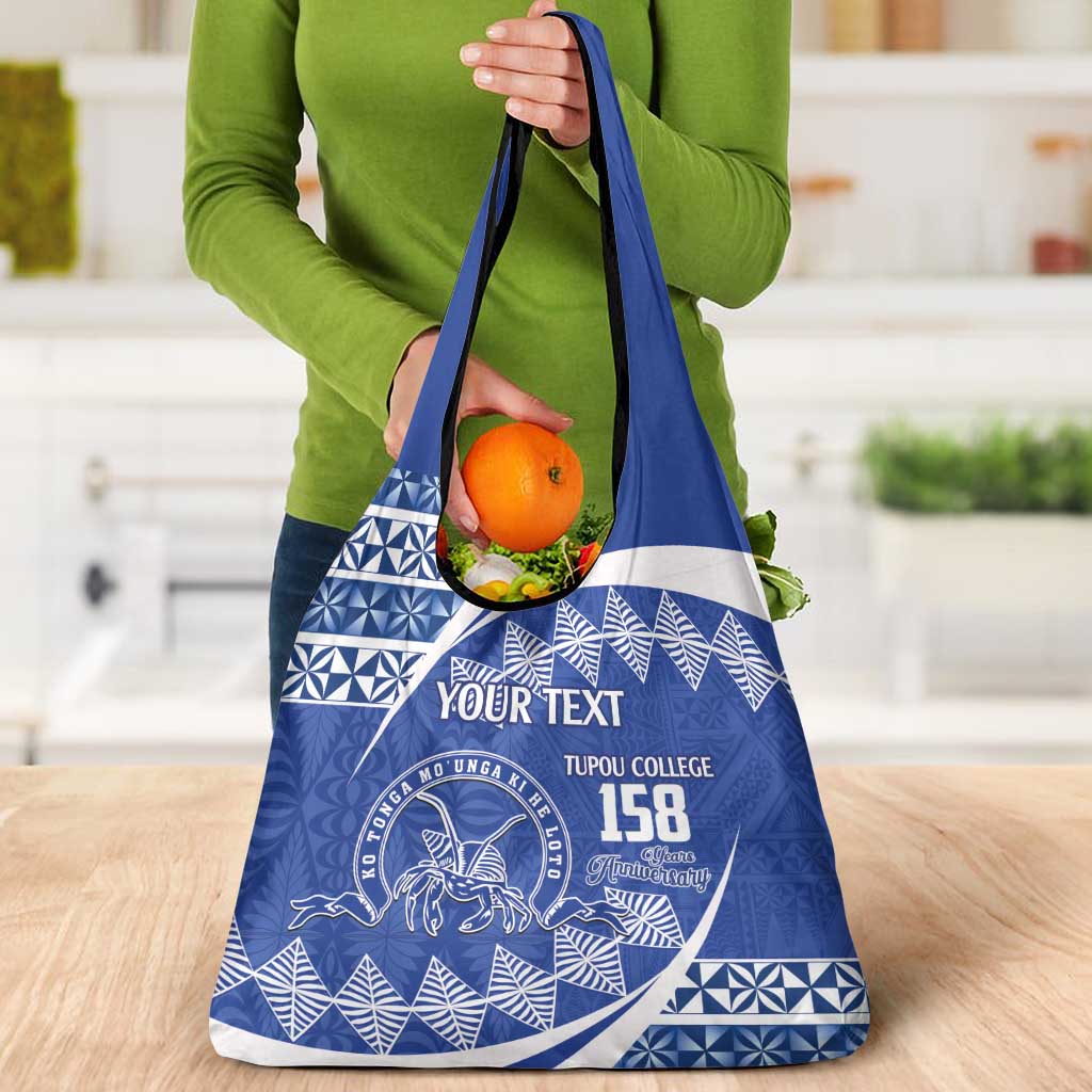 Personalised Tonga Tupou College Toloa Grocery Bag Happy 158 Years Anniversary