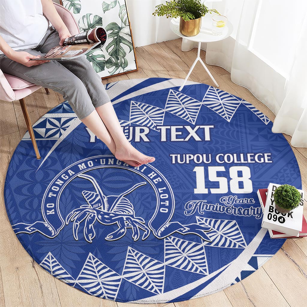 Personalised Tonga Tupou College Toloa Round Carpet Happy 158 Years Anniversary