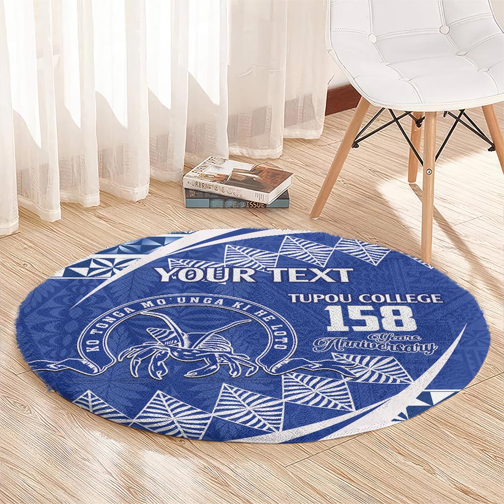 Personalised Tonga Tupou College Toloa Round Carpet Happy 158 Years Anniversary
